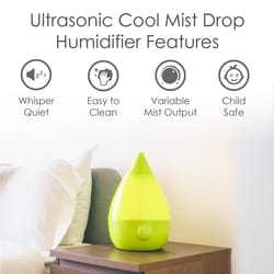 Crane Drop Ultrasonic 1 gal 500 sq ft Ultrasonic Humidifier