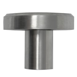Laurey Melrose Flat Round Cabinet Knob 1.25 in. D Stainless Steel 1 pk