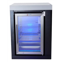 Mont Alpi Outdoor Fridge Stainless Steel 35 in. H X 25 in. W X 23 in. L