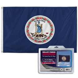 Valley Forge Virginia State Flag 36 in. H X 60 in. W