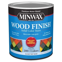 Minwax Wood Finish Water-Based Solid Clear Tint Base Wood Stain 1 qt