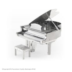 Fascinations Metal Earth Grand Piano 3D Model Kit Silver
