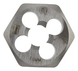 Irwin Hanson High Carbon Steel Metric Hexagon Die 10mm-1.00 1 pc