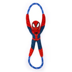 ZippyPaws Marvel RopeTugz Blue/Red Spider-Man Dog Toy 1 pk