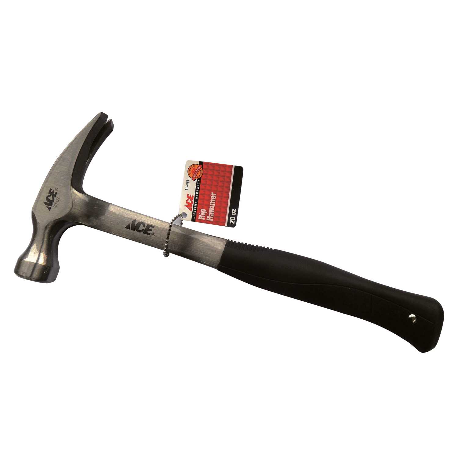 Ace 20 oz. Rip Claw Hammer Steel Handle 11.18 in. L Ace Hardware