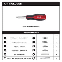 Milwaukee ECX 11in1 Screwdriver 1 pk