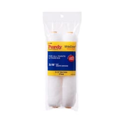 Purdy White Dove Woven Fabric 6.5 in. W X 3/8 in. Mini Paint Roller Cover 2 pk