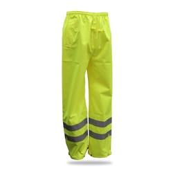 Boss Hi-Vis Yellow Polyester Rain Pants XXXL