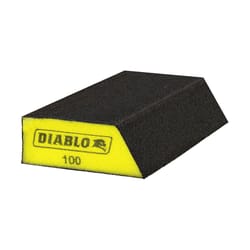 Diablo 5 in. L X 3 in. W X 1 in. 100 Grit Fine Angled Sanding Sponge