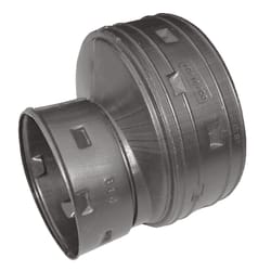 Advanced Drainage Systems 6 in. Snap X 4 in. D Snap Polyethylene 5-1/2 in. Reducing Coupler 1 pk