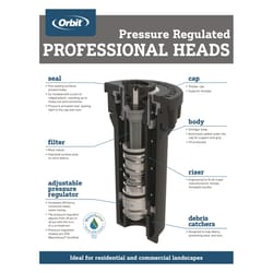 Orbit Professional Series 2 in. H Full-Circle Pop-Up Spray Head