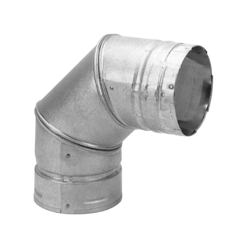 DuraVent 3 in. D X 3 in. D 90 deg Galvanized Steel Stove Pipe Elbow Sansujyuku sansujyuku.com