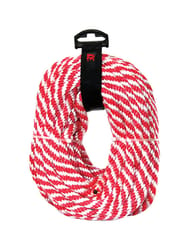 Ace 3/8 in. D X 50 ft. L Red/White Solid Braided Poly Derby Rope