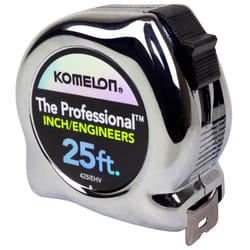 Komelon The Professional 25 ft. L X 1 in. W Engineer's Tape Measure 1 pk