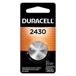 Duracell Lithium Coin 2430 3 V 285 mAh Medical Battery 1 pk