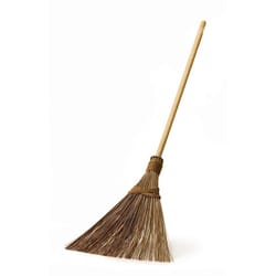 The Original Garden Broom 18 in. W Stiff Coconut Palm Frond Broom