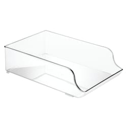 iDesign 4 in. H X 9 in. W X 13.75 in. D Plastic Water Bottle Storage Organizer