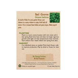 Lake Valley Seed Basil Seeds