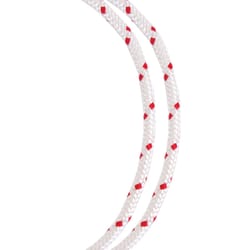 Koch Industries 1/4 in. D X 50 ft. L Red/White Diamond Braided Polyester Rope