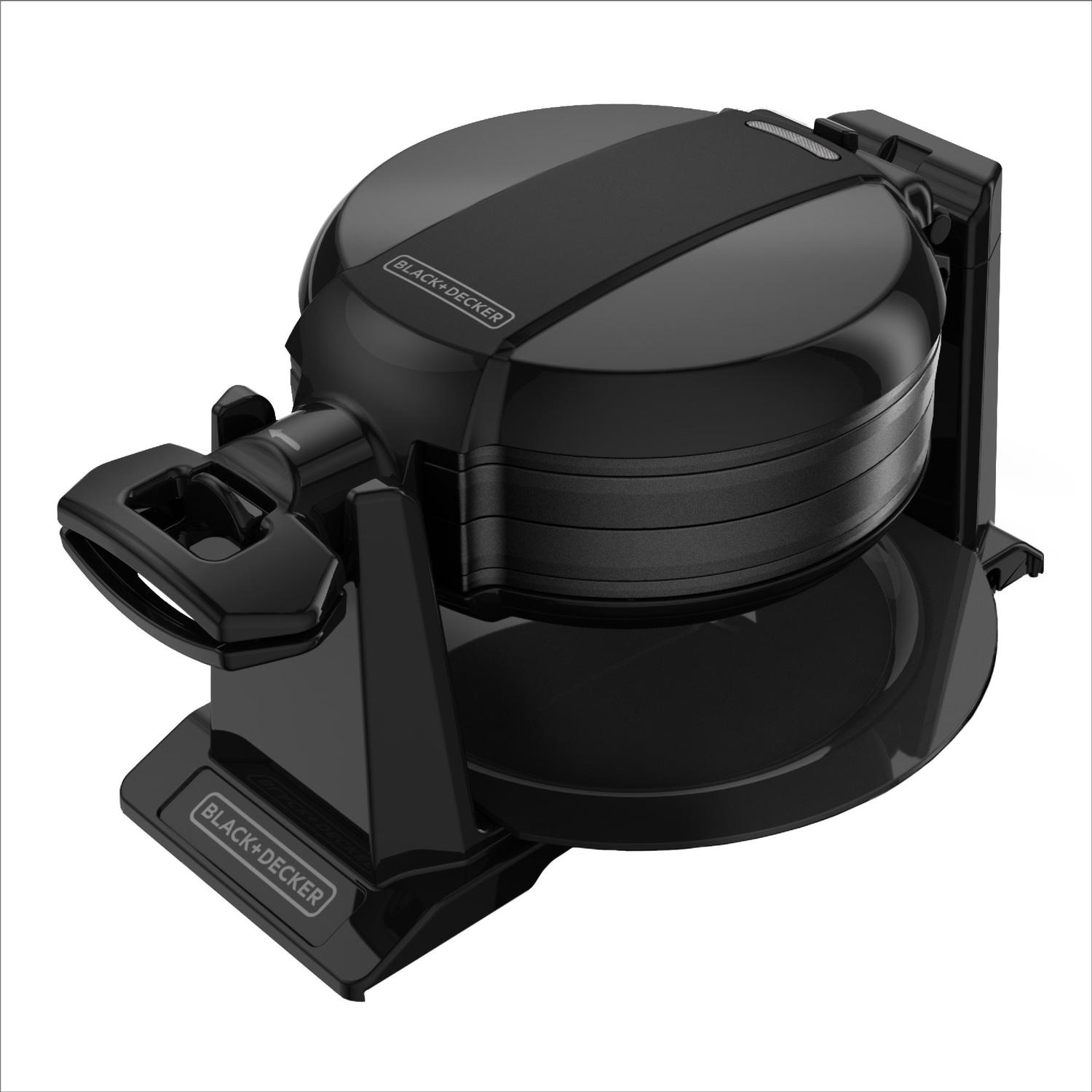 Black+Decker 2 waffle Black Metal Waffle Maker Sansujyuku sansujyuku.com