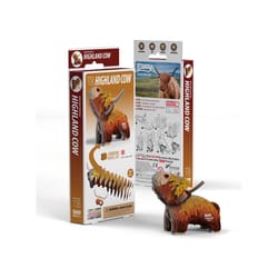 Safari Ltd. Eugy Highland Cow 3D Puzzle Multicolored