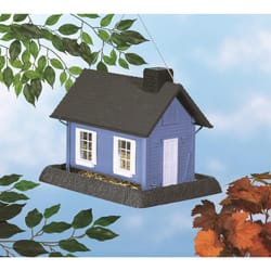 North States Wild Bird 1 lb Plastic Hopper Bird Feeder 4 ports