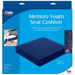 Carex Health Brands Navy Chair/Seat Cushion 1 pk