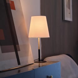 Globe Electric 16 in. Matte Black Table Lamp