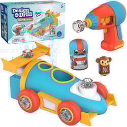 Educational Insights Design & Drill Bolt Buddies Race Car Multicolored 20 pc
