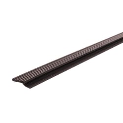 M-D BUILDING PRODUCTS Brown Vinyl Top & Sides Door Seal For Garage Doors 84 in. L X 0.38 in.