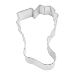 R&M International Corp International Corp 4 in. L Christmas Stocking Cookie Cutter Silver 1 pc