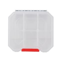 Ace 6.5 in. W X 2.05 in. H Storage Bin Plastic 6 compartments Red