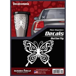 Decalcomania Butterfly Car Sticker Vinyl 1 pk