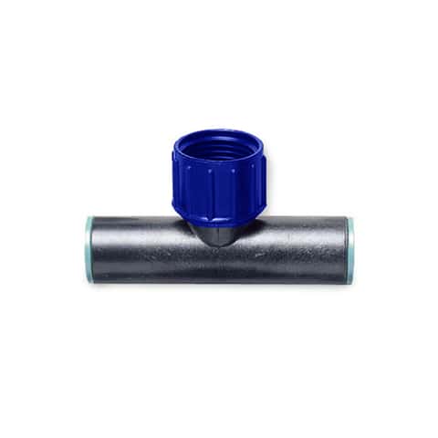 Raindrip 3/4 in. Compression Drip Irrigation Tee 1 pk