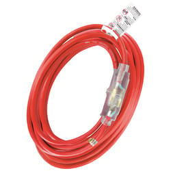 Ace Outdoor 50 ft. L Red Extension Cord 12/3 SJTOW