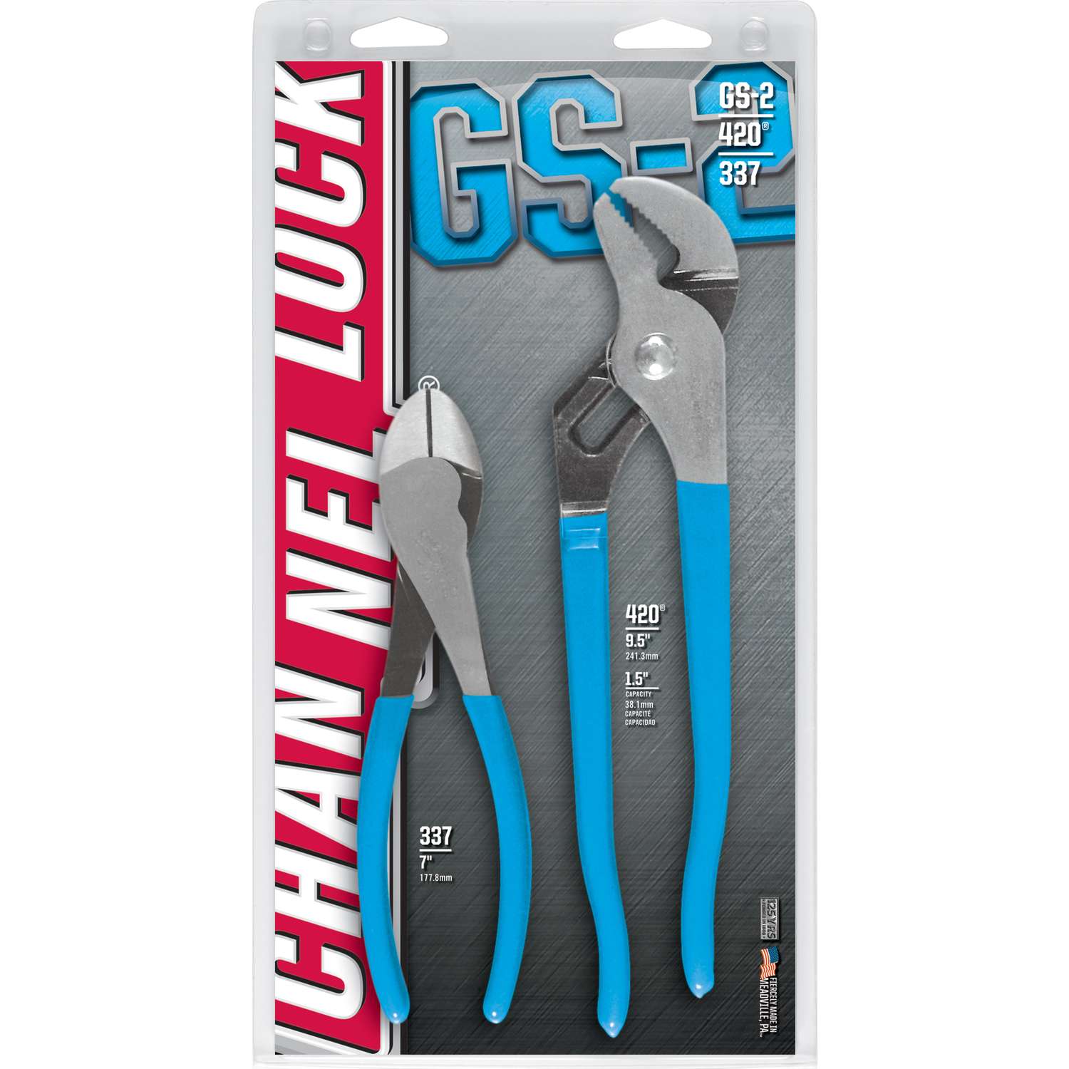 Channellock 2 pc Carbon Steel Pliers Set Ace Hardware
