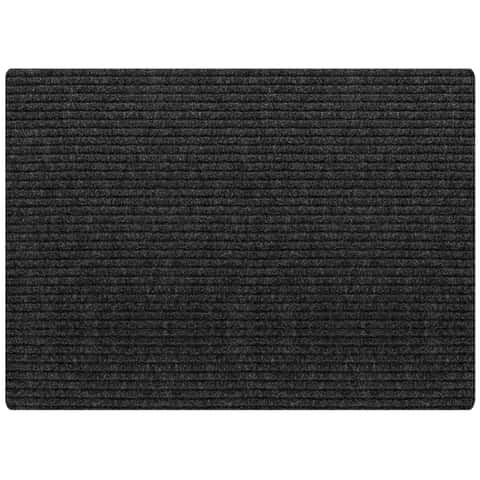 7 ft. 4 in. W x 17 ft. L Charcoal Gray Commercial/Residential Polyester  Garage Flooring Mat