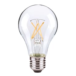 Satco LED Filament A19 E26 (Medium) LED Bulb Warm White 60 Watt Equivalence 1 pk