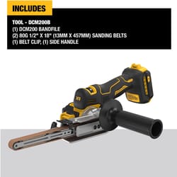 DeWalt XR 20V MAX 0.5 in. W X 18 in. L Cordless Bandfile Sander Tool Only