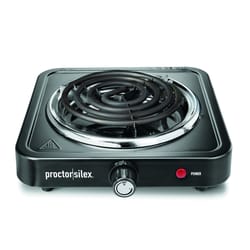 Bene Casa double electric burner, double burner coils, stainless steel