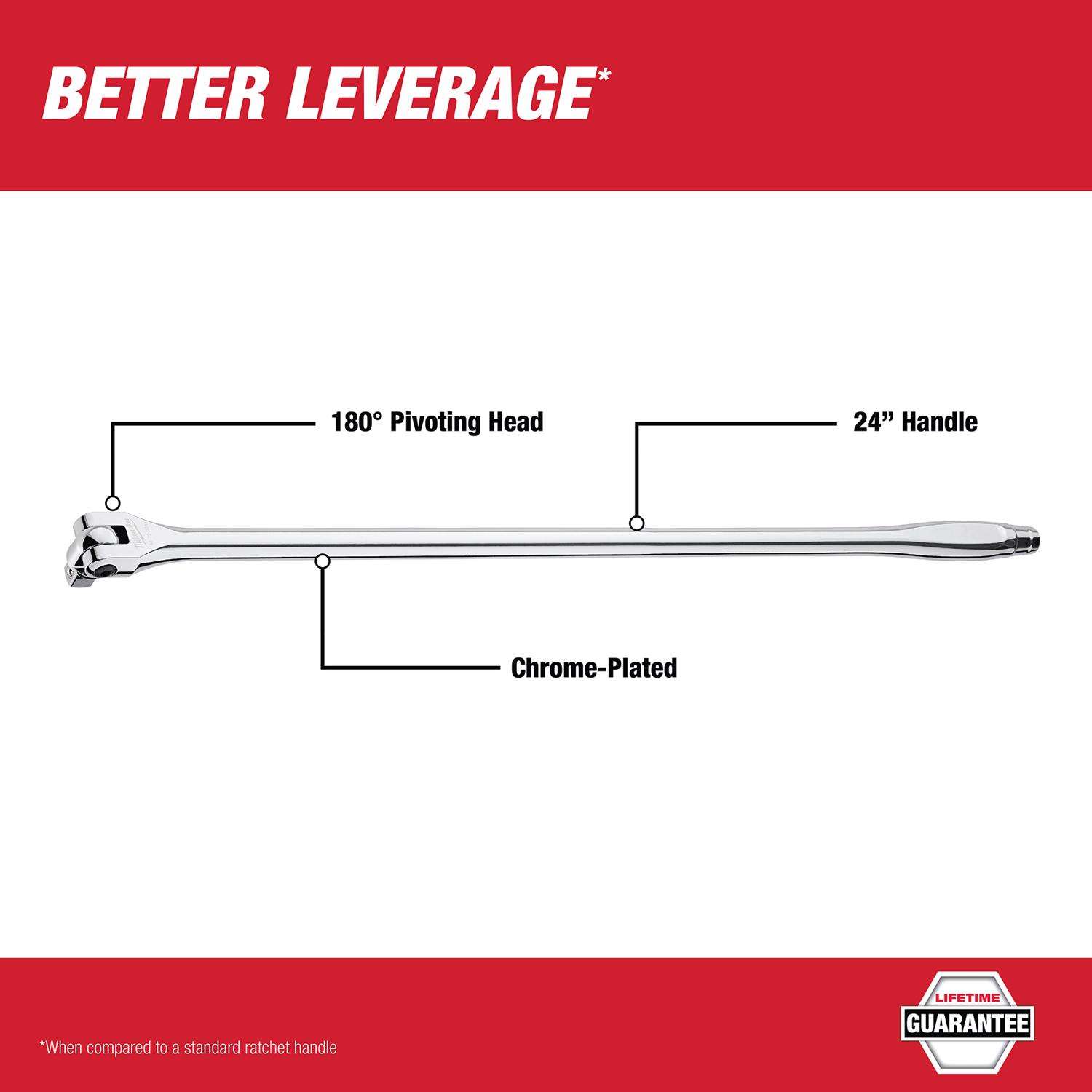 1/2”Dr Flex Handle Wrench - Individual