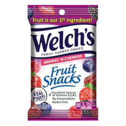 Welch's Berries and Cherries Fruit Snacks 5 oz