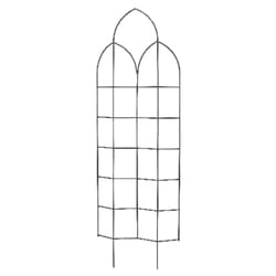 Panacea 72 in. H Black Steel Trellis