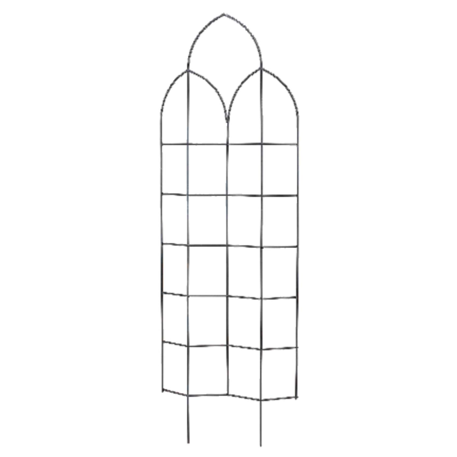 Panacea 72 in. H Black Steel Trellis Ace Hardware