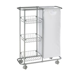 Wenko Collecting Trolley Slim 31.5 in. H X 22.8 in. W X 7.8 in. D Utility Cart