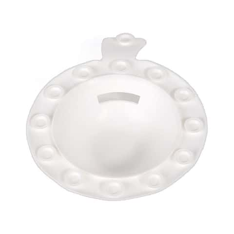 BathShroom (White) Overflow Drain Cover for Fuller Baths