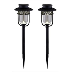 Classy Caps Solar Powered 0.3 W LED Garden Light 2 pk