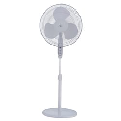 Perfect Aire 48.5 in. H X 16 in. D 3 speed Oscillating Pedestal Fan With Remote Remote Control
