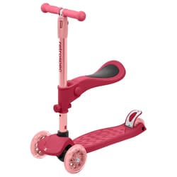 Retrospec Chipmunk Plus Unisex 3-Wheel Kick Scooter Blush