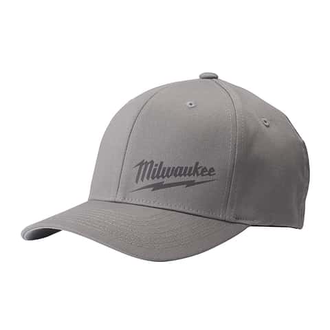 Hat Hardware - Milwaukee Gray S/M Ace FlexFit